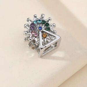 New - Jeweled Ferris Wheel Charm